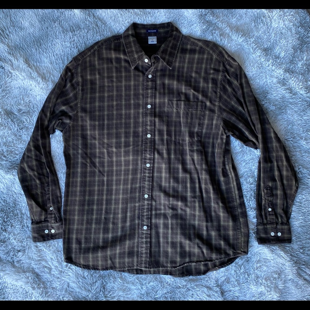 Mans old Navy Regular Fit Flannel, XL